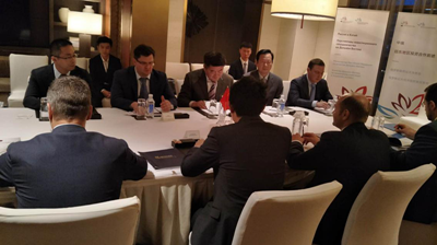 劉景福董事(shì)長(cháng)受邀與俄羅斯遠(yuǎn)東(dōng)發展部領導洽談合作(zuò)